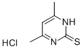 4,6-二甲基-1H-嘧啶-2-硫酮盐酸盐,62501-45-5,结构式