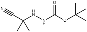 Hydrazinecarboxylic acid, 2-(1-cyano-1-methylethyl)-, 1,1-dimethylethyl ester,625088-17-7,结构式