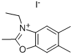2,5,6-TRIMETHYL-3-ETHYLBENZOXAZOLIUM IODIDE 结构式