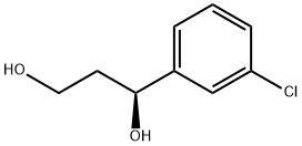 (S)-1-(3-氯苯基)-1,3-丙二醇 结构式