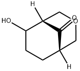 3-Oxabicyclo[3.3.1]nonan-9-one, 6-hydroxy-, (1S,5S)- (9CI) Struktur