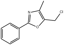 5-(chloromethyl)-4-methyl-2-phenyl-1,3-oxazole Structure