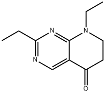 Pyrido[2,3-d]pyrimidin-5(6H)-one, 2,8-diethyl-7,8-dihydro- (9CI) Struktur