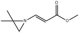 2-Propenoicacid,3-(2,2-dimethyl-1-aziridinyl)-,methylester,(2E)-(9CI) Struktur