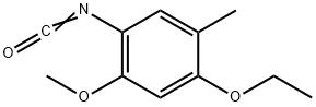 Benzene, 1-ethoxy-4-isocyanato-5-methoxy-2-methyl- (9CI) 化学構造式