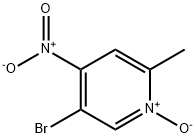 PYRIDINE, 5-BROMO-2-METHYL-4-NITRO-, 1-OXIDE Structure
