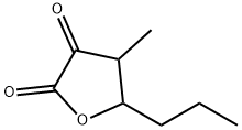 dihydro-4-methyl-5-propylfuran-2,3-dione Struktur