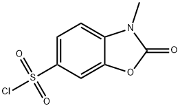 3-甲基-2-氧代-2,3-二氢-1,3-苯并唑-6-磺酰氯,62522-63-8,结构式