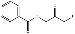 Benzoic acid 3-fluoro-2-oxopropyl ester Struktur