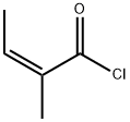 2-Butenoyl chloride, 2-Methyl-, (2Z)- Struktur