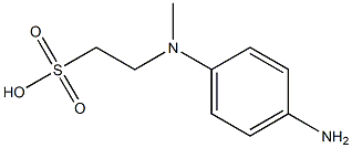 N-methyl-N-4-aminophenyltaurine Structure