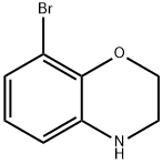 8-溴-3,4-二氢-2H-1,4-苯并噁嗪 结构式