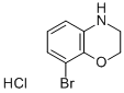 8-BROMO-3,4-DIHYDRO-2H-BENZO[1,4]OXAZINE HYDROCHLORIDE Struktur