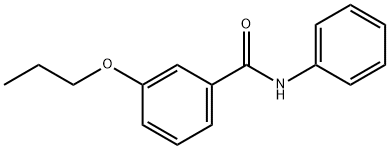 Benzamide, N-phenyl-3-propoxy- (9CI) Structure