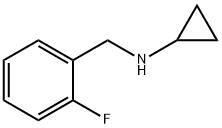 Benzenemethanamine, N-cyclopropyl-2-fluoro- (9CI) Structure