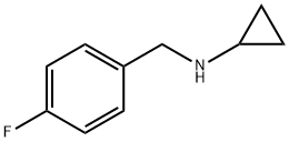 Benzenemethanamine, N-cyclopropyl-4-fluoro- (9CI) Structure