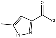 5-Methyl-1H-pyrazole-3-carbonyl chloride Structure