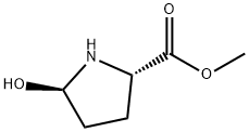 L-Proline, 5-hydroxy-, methyl ester, (5R)- (9CI) 结构式