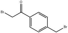 2-溴-4'-溴甲基苯乙酮 结构式