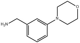 (3-MORPHOLINOPHENYL)METHYLAMINE Structure