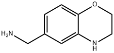 C-(3,4-Dihydro-2H-benzo[1,4]oxazin-6-yl)-methylamine Struktur