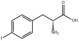 4-碘-D型苯丙氨酸, 62561-75-5, 结构式