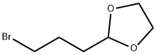 2-(3-ブロモプロピル)-1,3-ジオキソラン 化学構造式