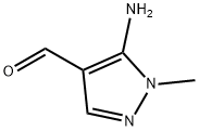 5-アミノ-1-メチル-1H-ピラゾール-4-カルブアルデヒド 化学構造式