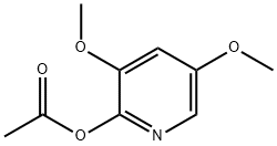 2-Pyridinol,3,5-dimethoxy-,acetate(ester)(9CI) Struktur