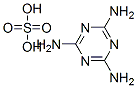 1,3,5-triazine-2,4,6-triamine monosulphate Struktur