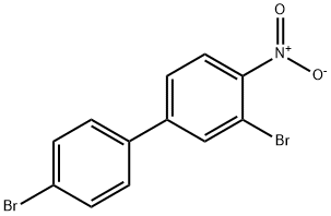 3,4'-Dibromo-4-nitro-1,1'-biphenyl 结构式