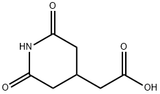 (2,6-二氧代-4-哌啶)-乙酸, 6258-28-2, 结构式