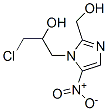 α-（氯甲基）-2-羟甲基-5-硝基咪唑-1-乙醇,62580-79-4,结构式
