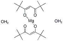 双(2,2,6,6-四甲基-3,5-庚二酸)镁(II) 二水合物 结构式