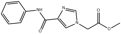 1H-Imidazole-1-aceticacid,4-[(phenylamino)carbonyl]-,methylester(9CI) Structure