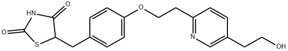 羟基吡格列酮 (M-VII) 结构式