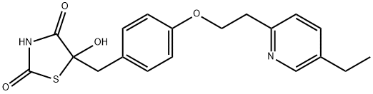 5-Hydroxy Pioglitazone 化学構造式