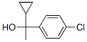 4-chloro-alpha-cyclopropyl-alpha-methylbenzyl alcohol Struktur