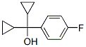 alpha,alpha-dicyclopropyl-4-fluorobenzyl alcohol Structure