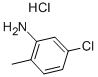 2-AMINO-4-CHLOROTOLUENE HYDROCHLORIDE Structure