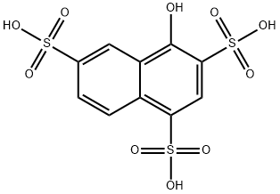 4-hydroxynaphthalene-1,3,6-trisulfonic acid Structure