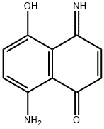 4-Imino-5-hydroxy-8-amino-1(4H)-naphthalenone Struktur