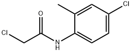 2-クロロ-N-(4-クロロ-2-メチルフェニル)アセトアミド 化学構造式
