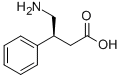 (S)-4-氨基-3-苯基丁酸,62596-63-8,结构式
