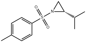 Aziridine,2-(1-Methylethyl)-1-[(4-Methylphenyl)sulfonyl]-, (2S)- Struktur