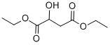 rac-(R*)-2-ヒドロキシこはく酸ジエチル 化学構造式