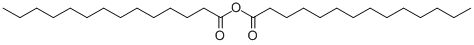 ミリスチン酸 無水物 化学構造式