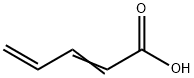 TRANS-2,4-PENTADIENOIC ACID Structure