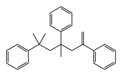1,1',1''-(1,1,3-trimethyl-5-methylenepentane-1,3,5-triyl)tribenzene Struktur