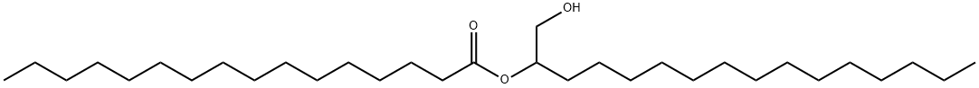 1-(hydroxymethyl)pentadecyl palmitate Struktur